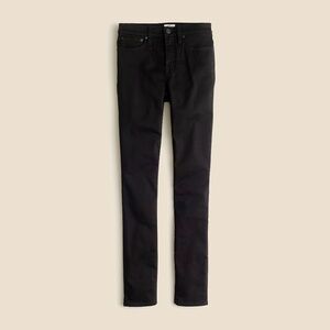 J. Crew 9" mid-rise stretchy toothpick jean in new black (Size 27)